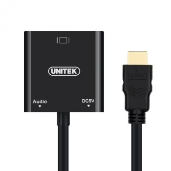 UNITEK Y-6333 rozširujúce karty/adaptér 3,5 mm, VGA