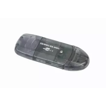USB 2.0 čítačka kariet Gembird FD2-SD-1 — MMC/SD/SDHC/SDXC, 73×30×10 mm, 13 g, čierna