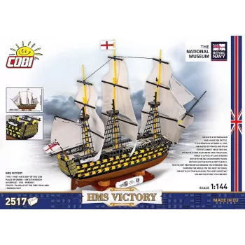Stavebnica Cobi HMS Victory — 2 517 dielov, detailný historický model plachetnice