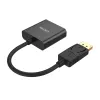 UNITEK Y-5118E adaptér DisplayPort na VGA čierny konektor samec