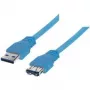USB kábel ShiverPeaks 1,8 m USB 3.2 Gen 1 USB A modrý