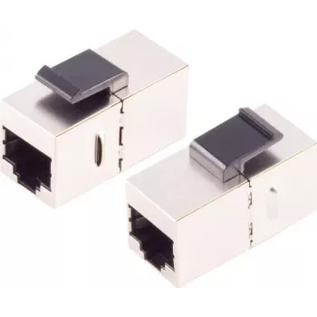 Keystone modul ShiverPeaks S/CONN 08-10010 plochý strieborný RJ-45 24 ks