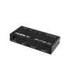 HDMI video rozbočovač SAVIO CL-42 — 2x HDMI výstupy, 1920x1080, 36-bitová farba, kovové puzdro, 5V/1A