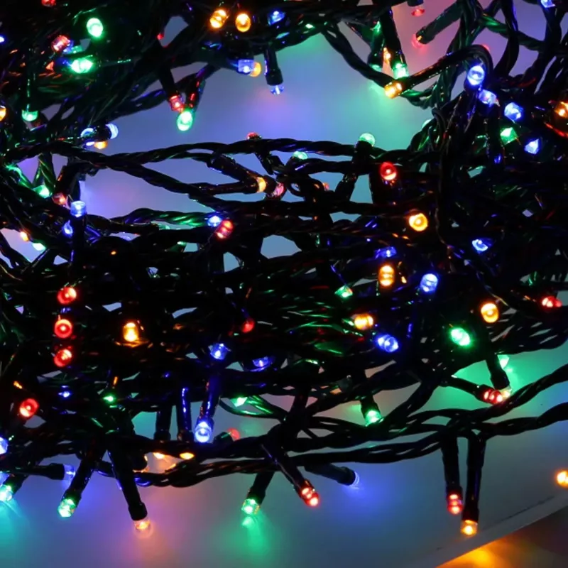 LED svetelný reťaz Extralink 500 LED viacfarebný, 25 m, interiér/exteriér, model EX.73318