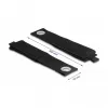 DeLOCK Heavy-Duty suchý zips 508x50mm čierny 5 ks