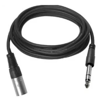 Vivolink PROAUDXLRJACKS0.5 audio kábel 0,5 m XLR 6,35 mm čierny