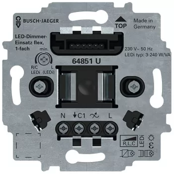 Busch-Jaeger LED dotykový stmievač modul flex 64851 U (2CKA006500A0012)