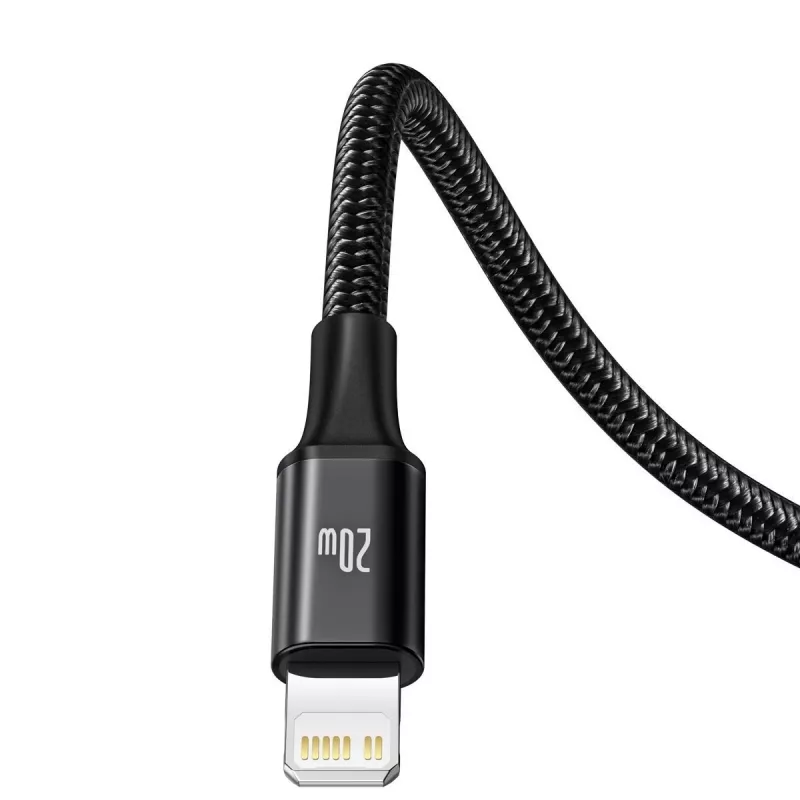 Baseus Rapid 3-in-1 USB kábel 1,5 m USB A USB C/Micro USB A/Lightning čierny