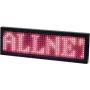ALLNET menovka elektronická programovateľná Serial - farba červená (ALLNTAGRv2)