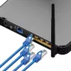 Extralink Cat.6A S/FTP patch kábel 10m, medený sieťový kábel, 10Gbit/s