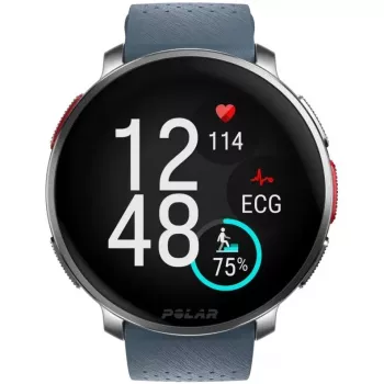 Polar Vantage V3 - hliník - športové hodinky s remienkom - silikón - displej 3,5 cm (1,39 palca) - 32 GB - Bluetooth - 57 g - nebesky modrá (900108892)