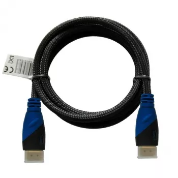HDMI kábel SAVIO CL-02 1.5 m — HDMI 1.4, 4096×2160, ARC, Ethernet, pozlátené kontakty