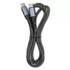 USB kábel Qoltec 52358 1,5 m USB-C čierny USB 2.0 0,48 Gbit/s