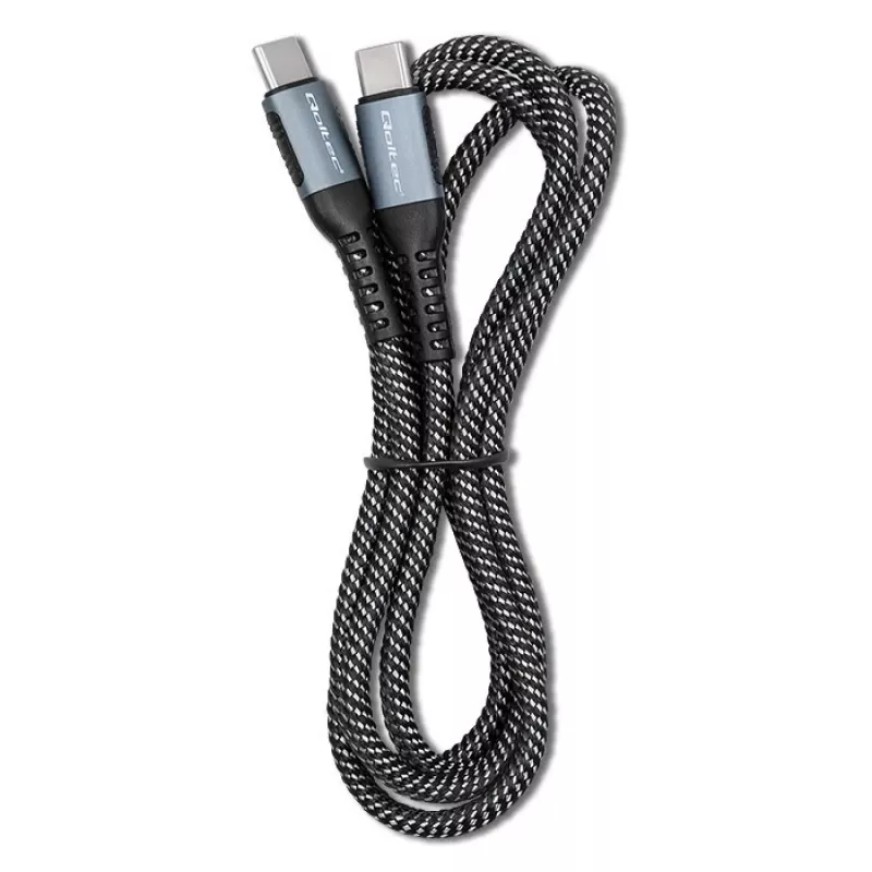 USB kábel Qoltec 52358 1,5 m USB-C čierny USB 2.0 0,48 Gbit/s