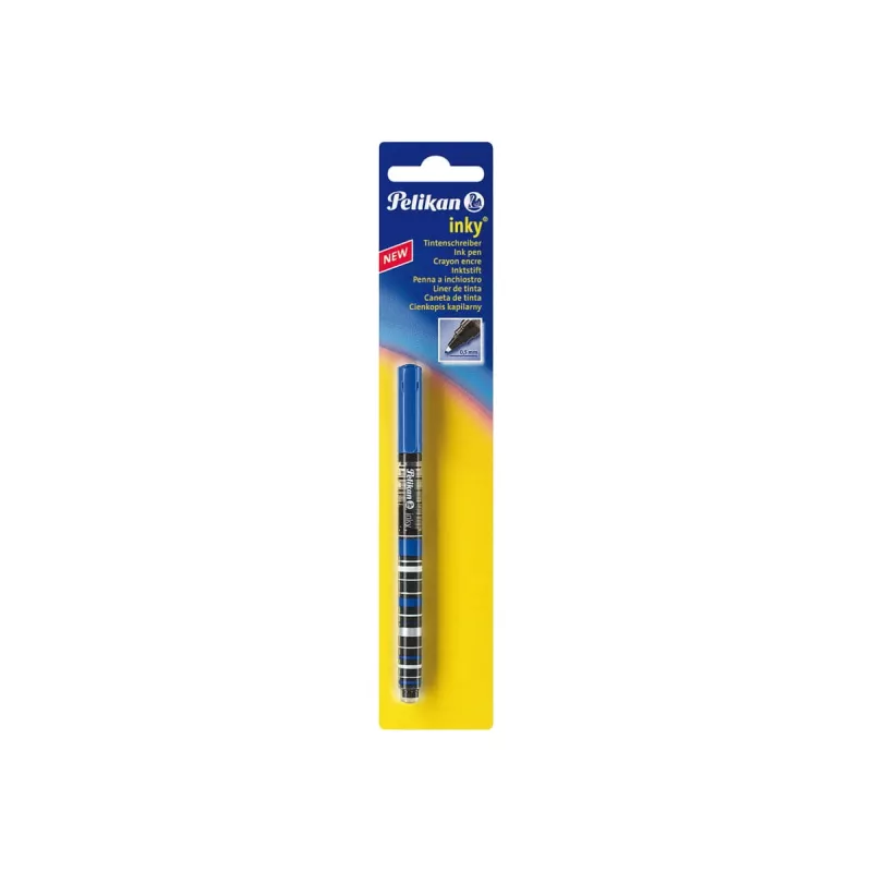 Plniace pero Pelikan Inky čierno-modrá 0,5 mm písanie