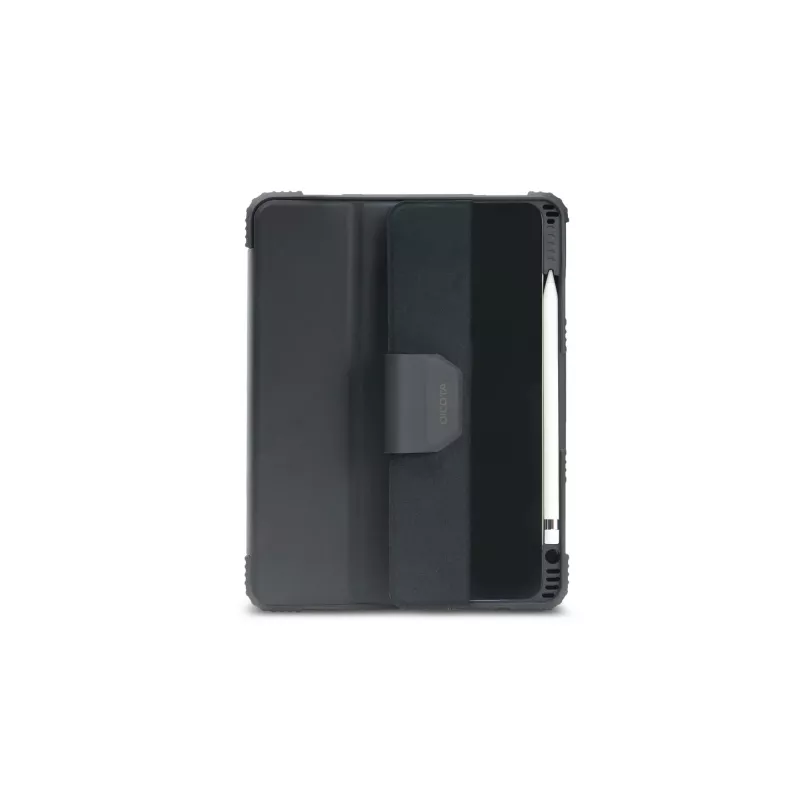 DICOTA Folio Case - flip puzdro na tablet - polykarbonát, termoplastický polyuretán (TPU), recyklovaný polyetylén - Čierny - 10.9 - pre Apple 10.