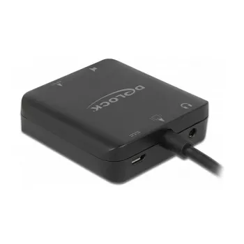 HDMI audio extraktor DeLOCK 4K 60 Hz kompaktný