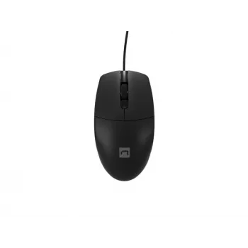 Káblová kancelárska myš NATEC Ruff Plus USB Type-A, pravácka, 1200 DPI, 3 tlačidlá, čierna