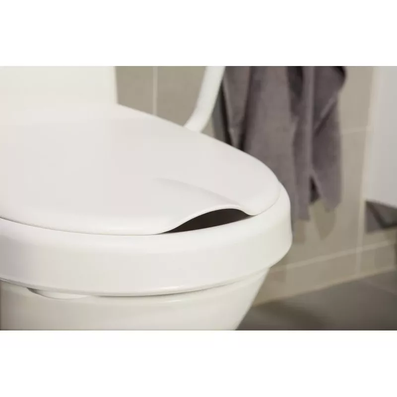 Etac Hi-Loo zvýšené toaletné sedadlo s vekom, 10 cm