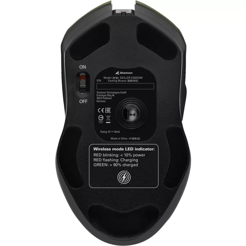 Gaming headset Sharkoon SKILLER SGM30W (čierny) – bezdrôtový, cez uši, integrovaný mikrofón