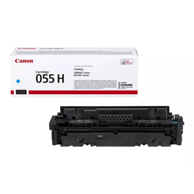 Canon 055H tonerkartuša 1 kus originálna azúrová