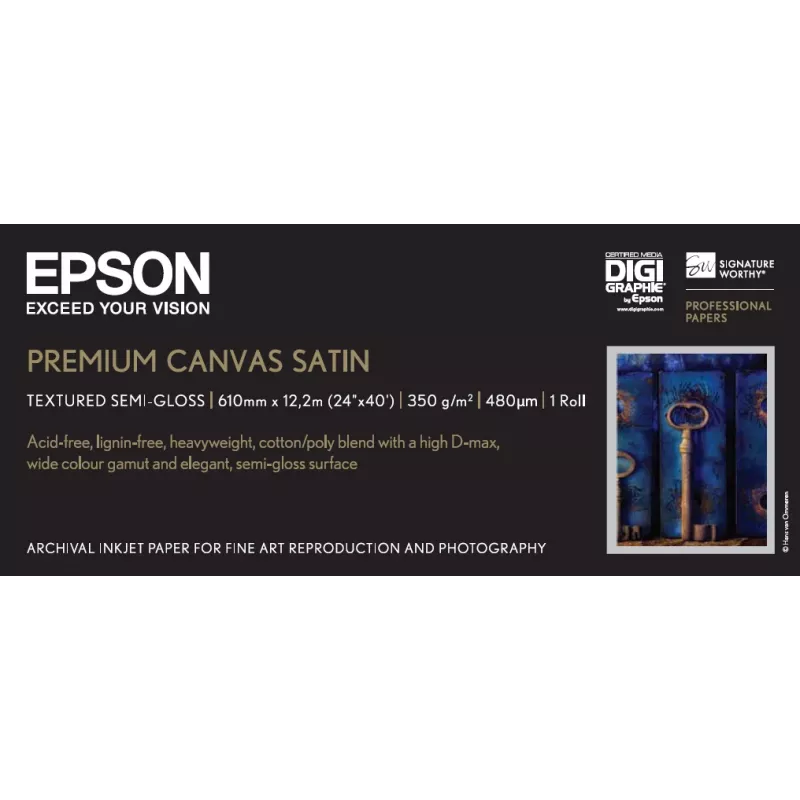 Epson Premium Canvas Satin, 24