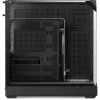 Skriňa typu tower APNX V2 s tromi tvrdenými sklenenými panelmi, čierna