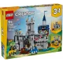 Stavebná hračka LEGO Creator 3-in-1 Stredoveký rytiersky hrad sada 31168 — 1371 dielov, 6 minifigúrok, od 9 rokov