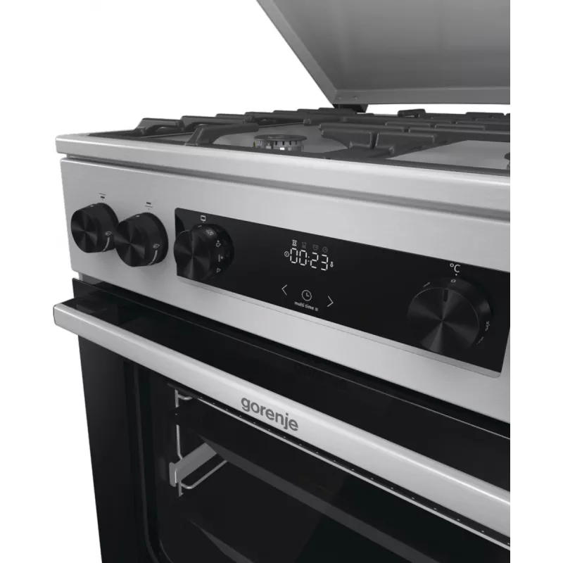 Gorenje GKS6C71XF voľne stojaci sporák s rúrou strieborný