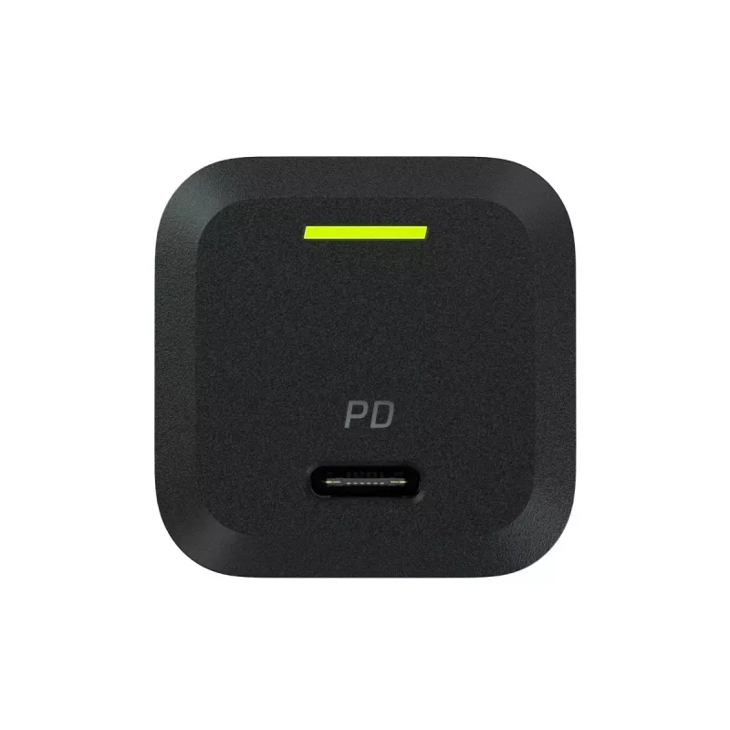 Nabíjačka pre mobilné zariadenia Green Cell CHARGC06, USB-C 33W, Quick Charge 3.0, AC vstup 100–240V, čierna