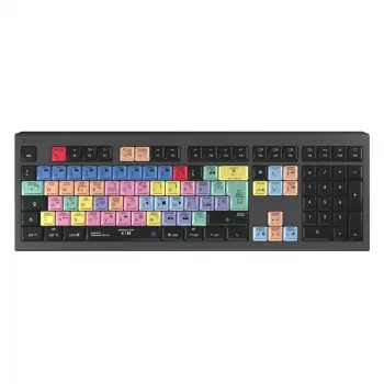 Logickeyboard Adobe Premiere Pro CC Astra 2 klávesnica univerzálna USB QWERTZ nemecká sivá