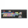 Logickeyboard Adobe Premiere Pro CC Astra 2 klávesnica univerzálna USB QWERTZ nemecká sivá