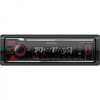 Elektronika KMM-BT408DAB, Čierny, 1 DIN, 88 W, 4.0 kanály, 50 W, 20 - 20000 Hz