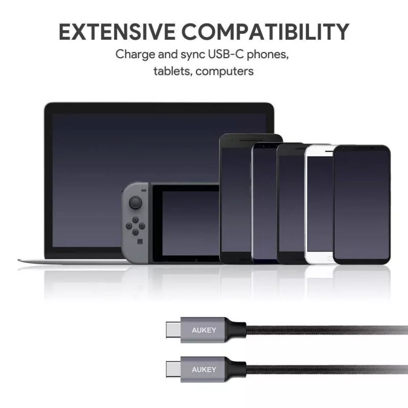 CB-CD6 Ultrafast Braided Quick Charge USB-C na USB-C 2 m