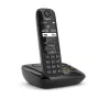 Gigaset AS690A analógový/DECT telefón identifikácia volajúceho čierny