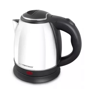 Kanvica ESPERANZA EKK128W 1,0 L nerezové telo, 1350 W, bezdrôtová, 360° základňa, automatické vypnutie