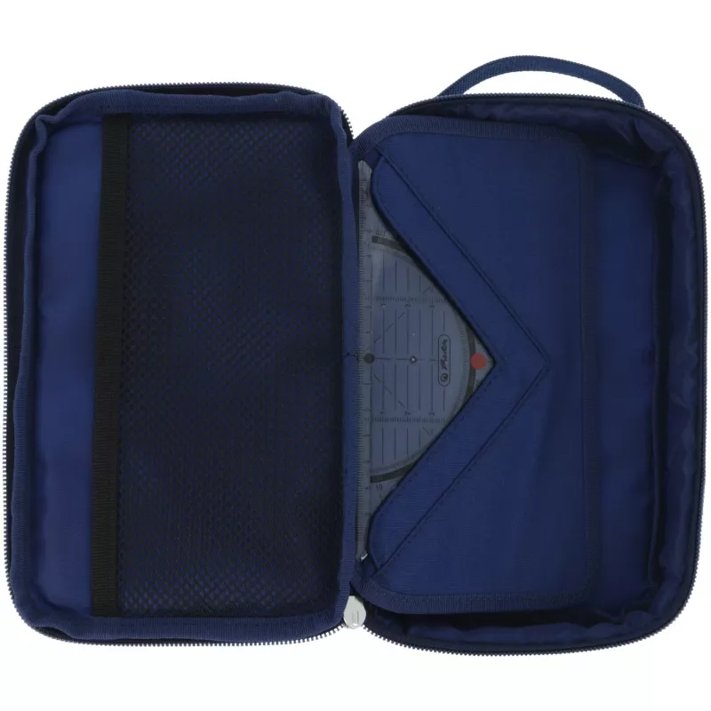 Peračník Herlitz 2 Go CamoBlue polyester modrá 210x130x60mm
