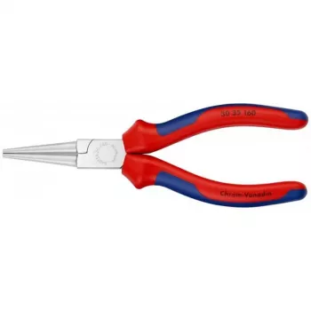 KNIPEX 30 35 160 – ploché ihličkové kliešte – 2,5 mm – 4,1 cm – oceľ – modrá/červená – 16 cm