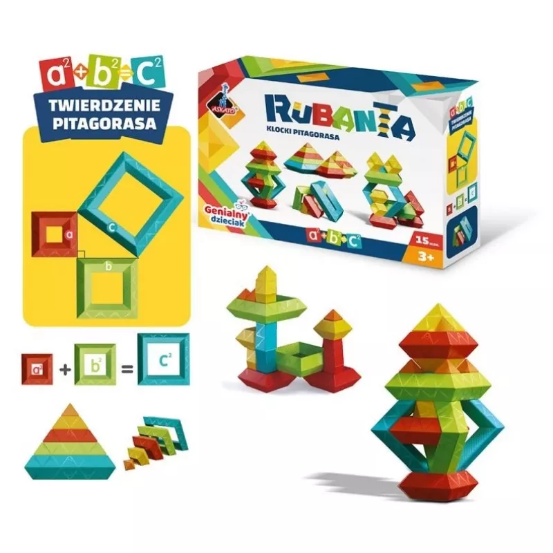 Rubanta Pythagoras bloky 15-dielne