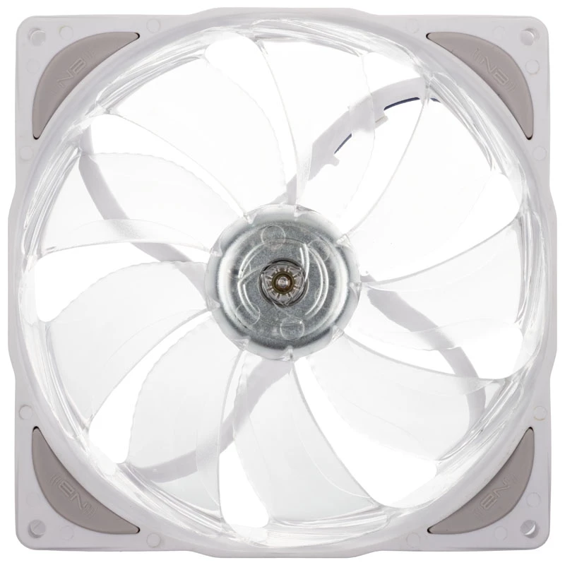 Skriňový ventilátor NoiseBlocker NB-eLoop X B14-P ARGB PWM 140mm biely