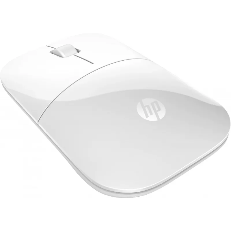 HP Z3700 Biela bezdrôtová myš, obojručná, optická, RF Wireless, 1200 DPI, biela