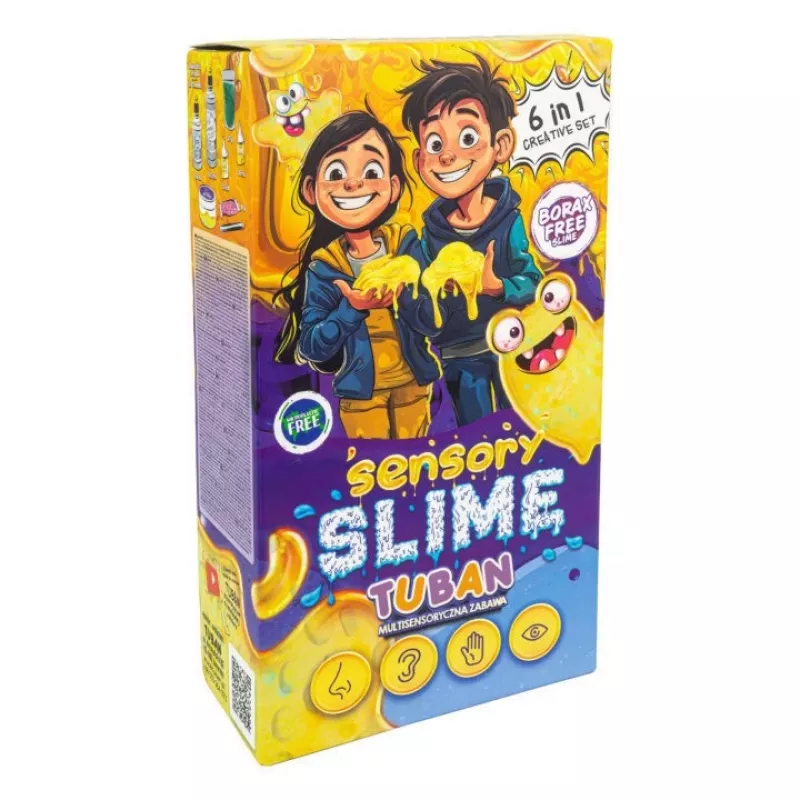 Senzorická sada slizu TUBAN TU3812 6-in-1 — DIY sada so šiestimi variantmi slizu