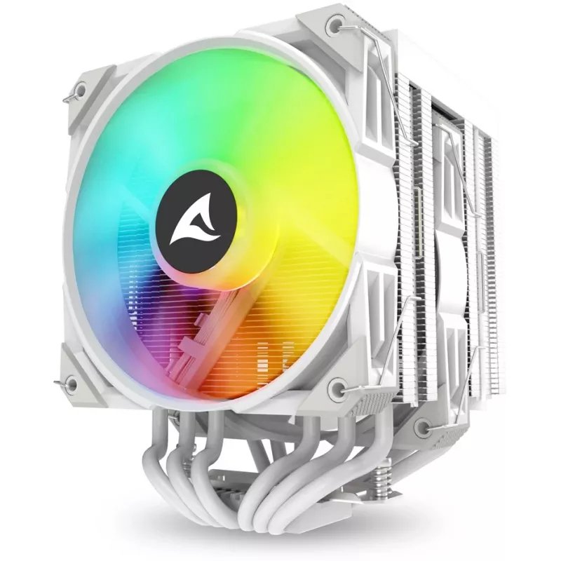 Sharkoon A60 RGB White vzduchový chladič