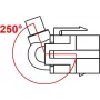 Keystone modul USB 5 Gbit/s Type-A konektor samica 250° na Type-A konektor samec 0,5 m kábel DELOCK