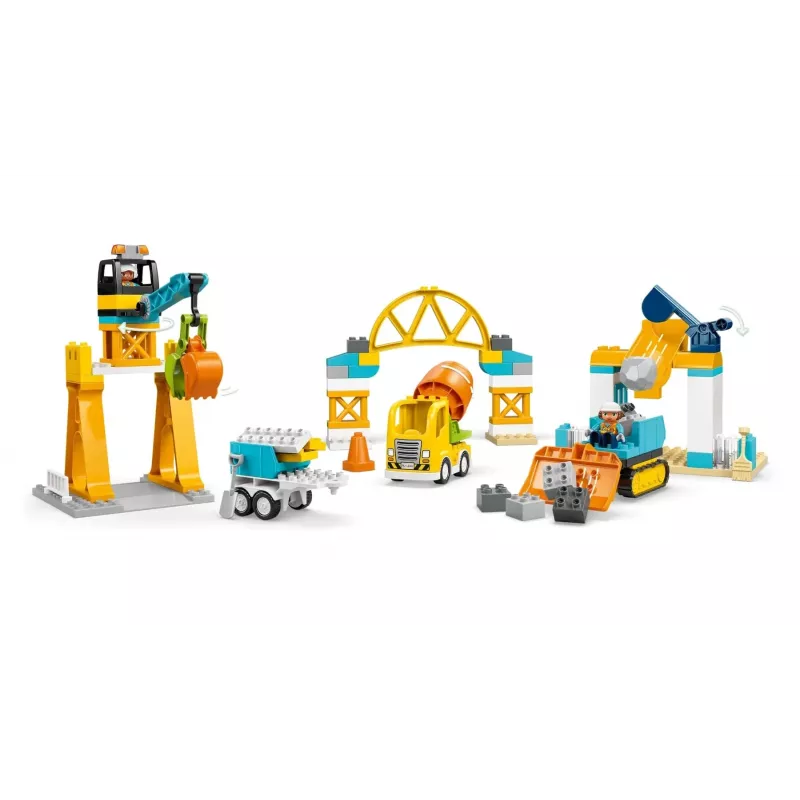 LEGO DUPLO 10476 3-in-1 Stavenisko a vozidlá