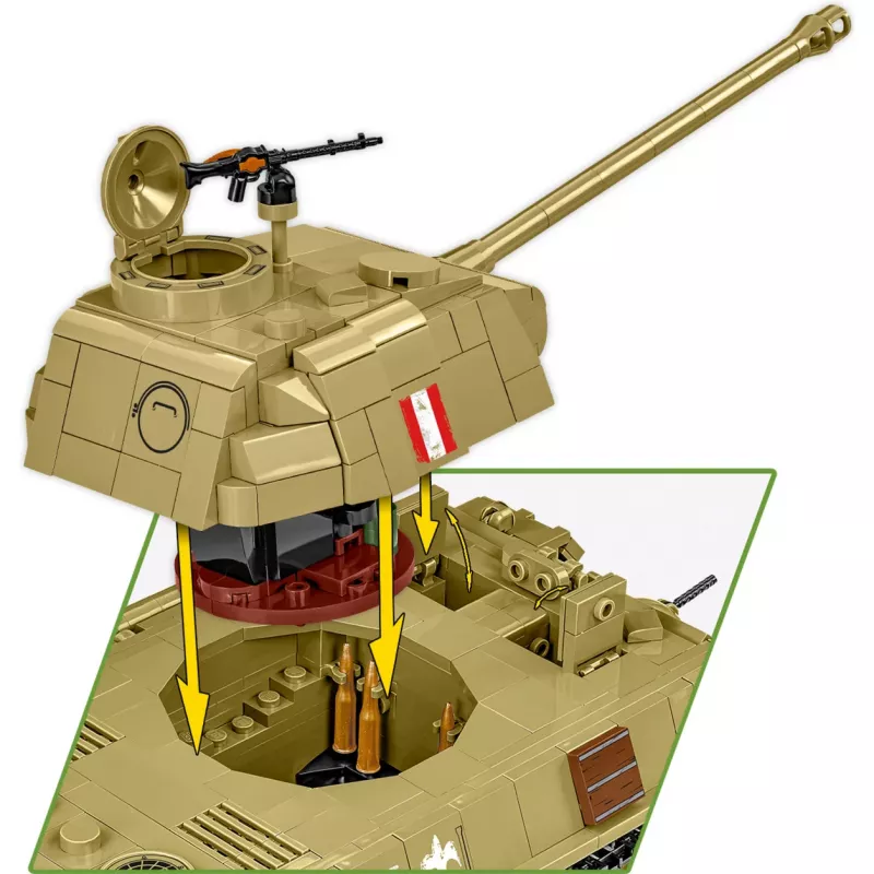 Stavebnica Panzer V Panther G Pudel 1133 dielov