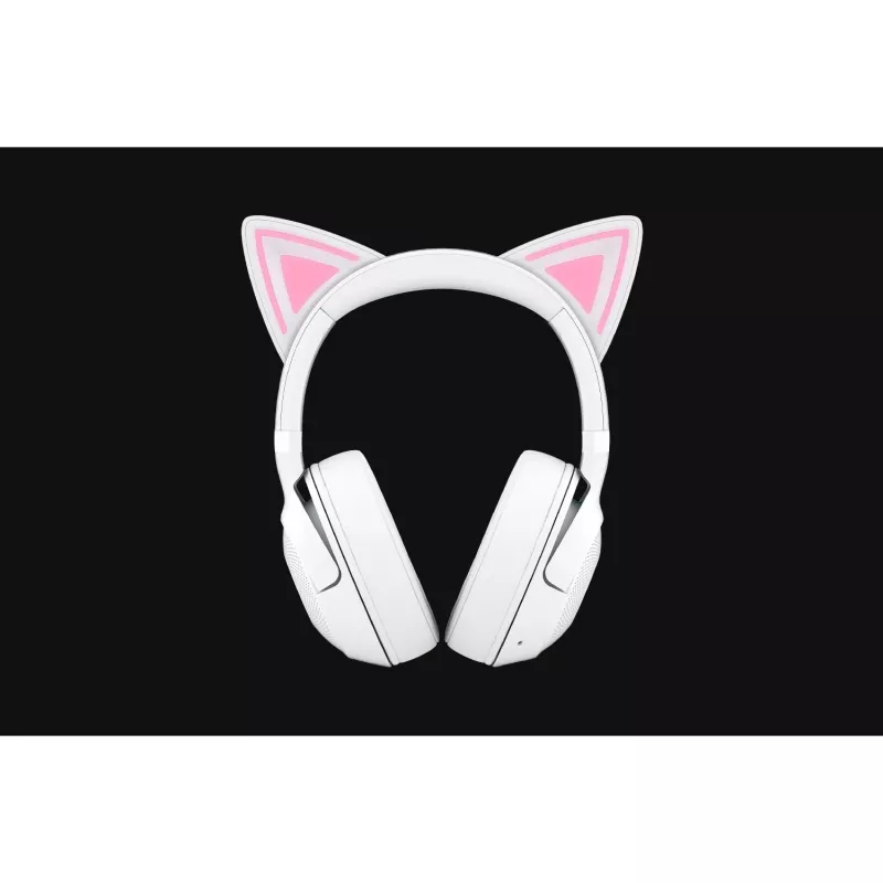 Bezdrôtový herný headset Razer Kraken Kitty V2 BT biela s Bluetooth, THX Spatial Audio, RGB podsvietenie
