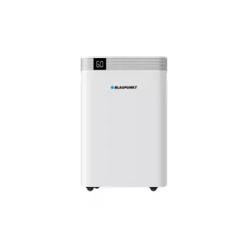 Odvlhčovač vzduchu BLAUPUNKT ADH601 — 2,5 l nádrž, 16 l/24h, 245 W, 48 dB, Wi‑Fi, pre 20–40 m², biely