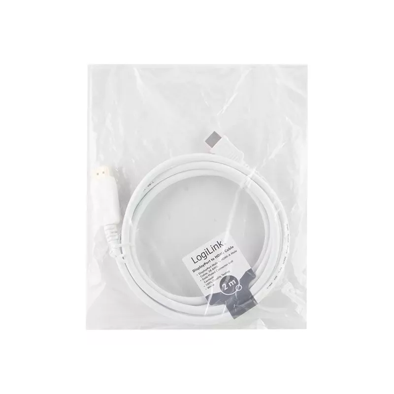 Kábel HDMI-DP LogiLink CV0055 2 m