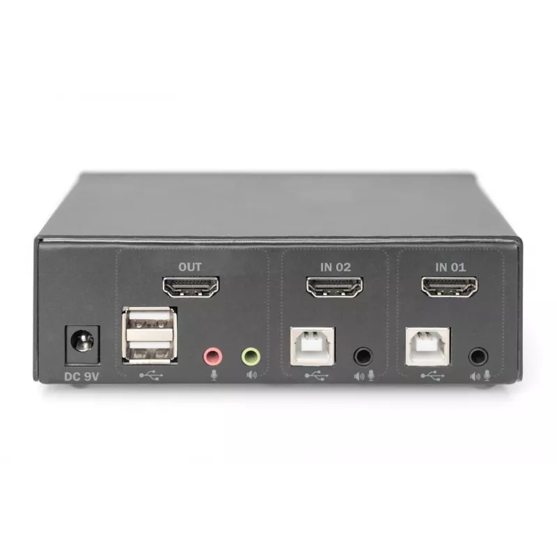 KVM prepínač Digitus 2 porty Single Display 4K HDMI
